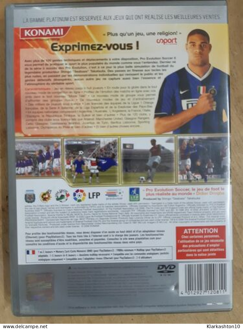 Pc Dvd Rom - Plays Station PES 6 - Autres & Non Classés