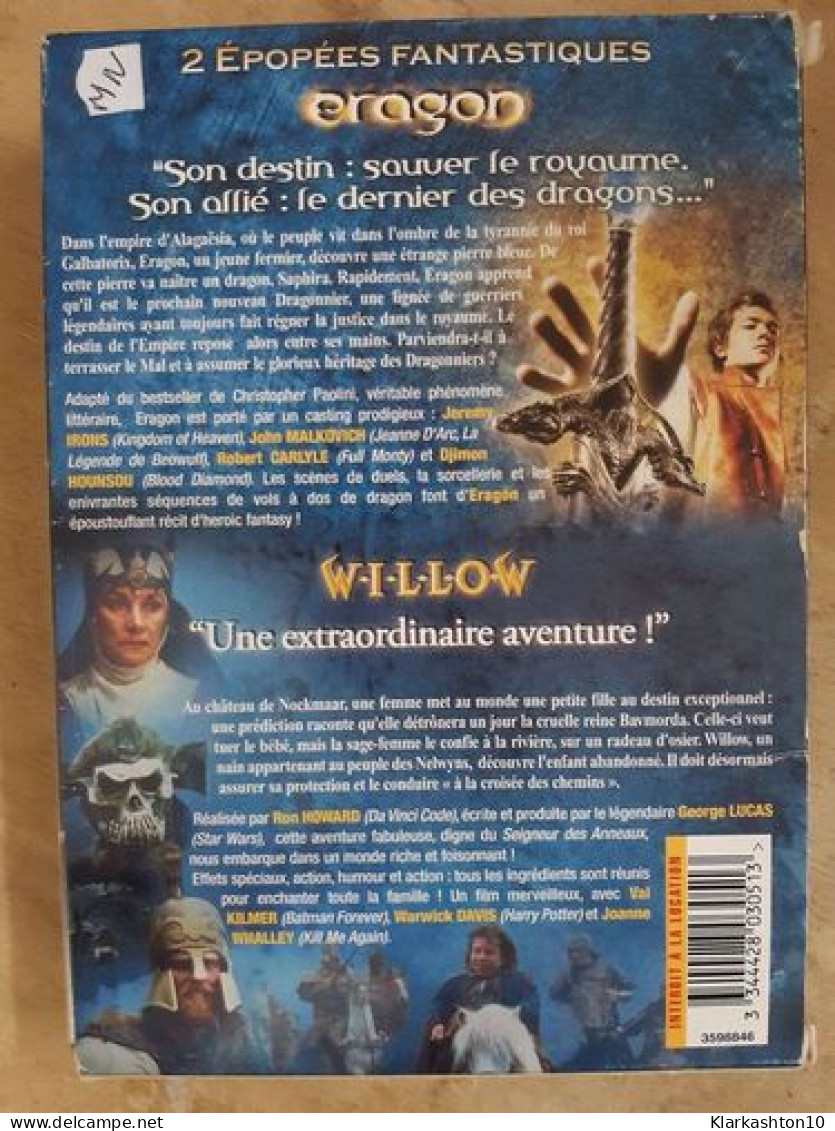 DVD 2 Films - Eragon & Willow - Sonstige & Ohne Zuordnung