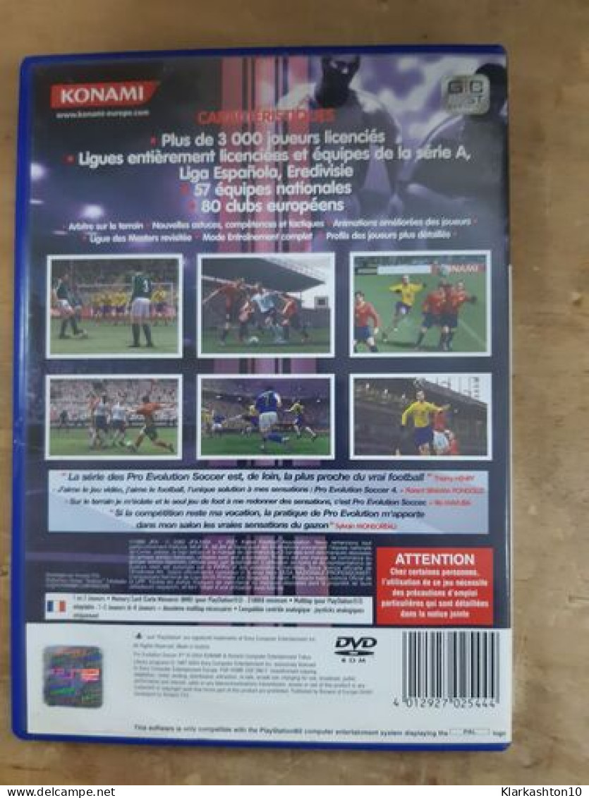 DVD Jeu Vidéo - Pro Evolution Soccer 4 - Sonstige & Ohne Zuordnung