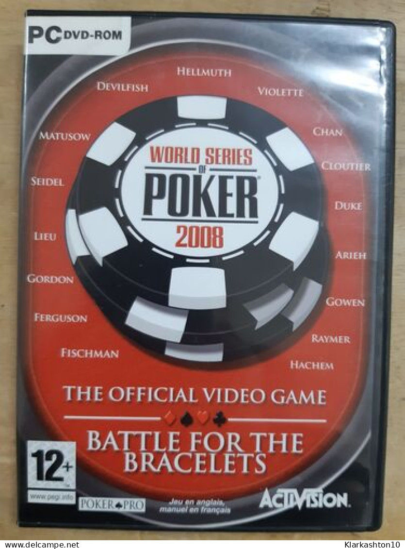 Pc Dvd Rom - World Serie Poker 2008 - Sonstige & Ohne Zuordnung