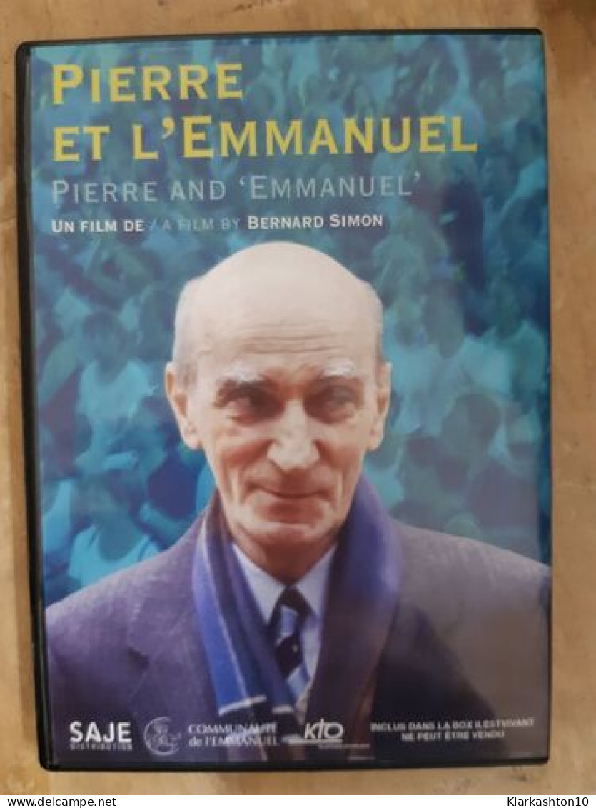 DVD Religion - Pierre Et L'Emmanuel - Sonstige & Ohne Zuordnung