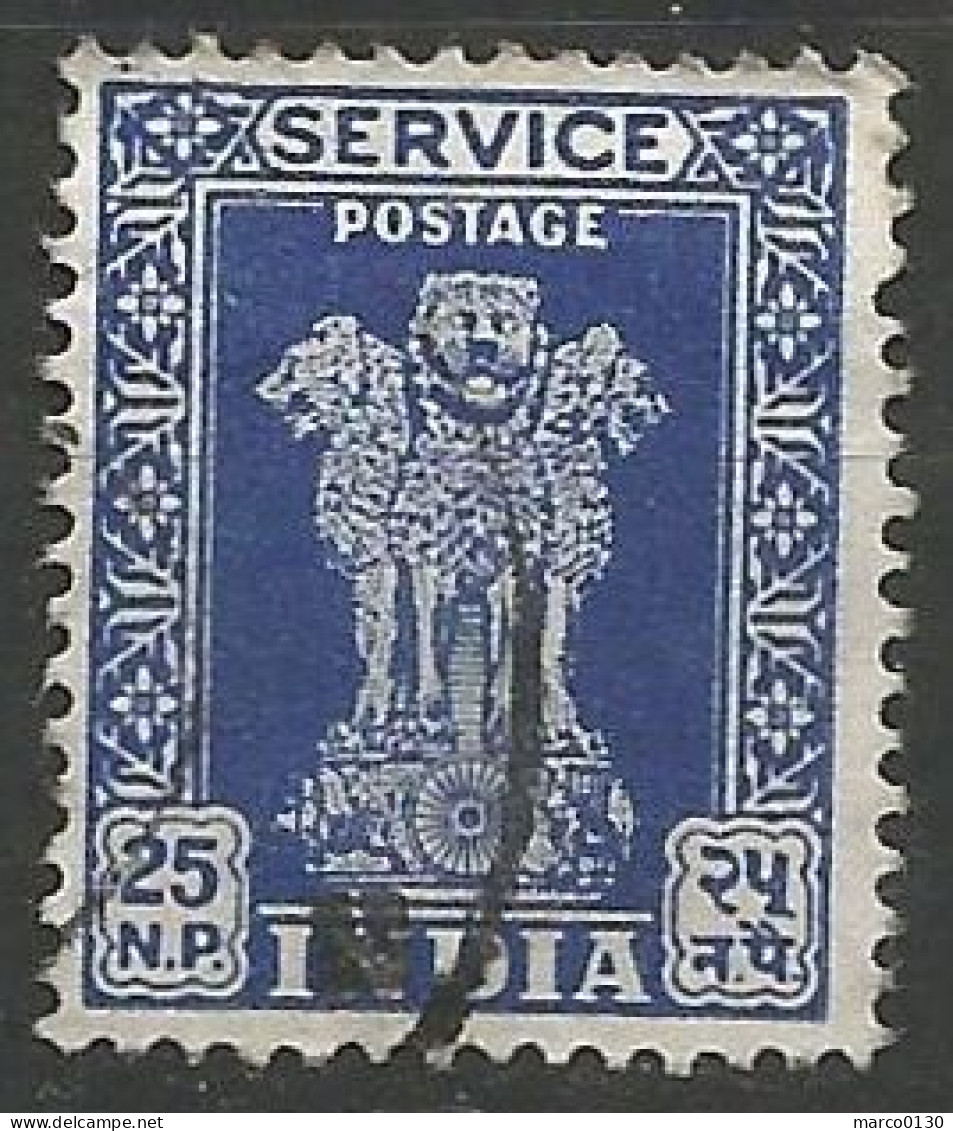 INDE / DE SERVICE  N° 30 OBLITERE - Timbres De Service