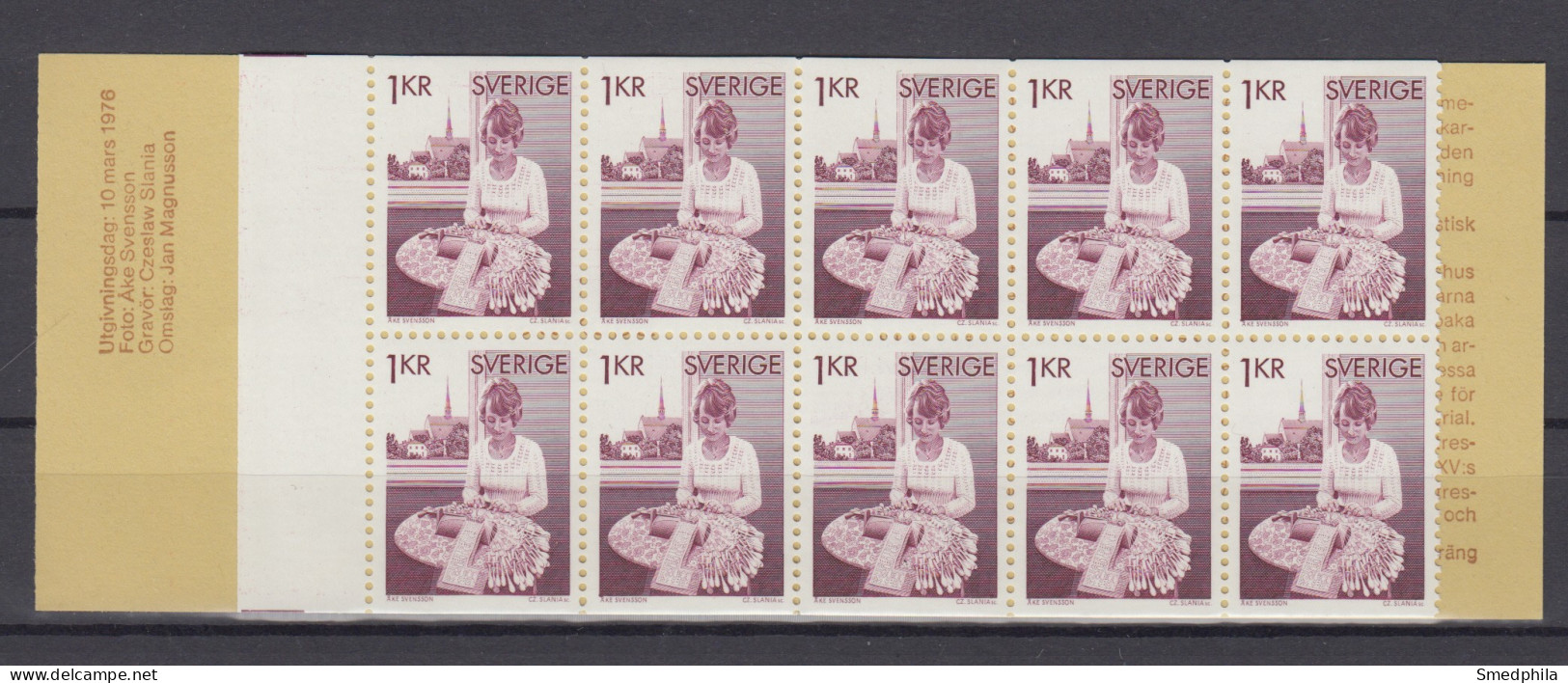 Sweden Booklet 1976 - Facit 289 MNH ** - 1951-80