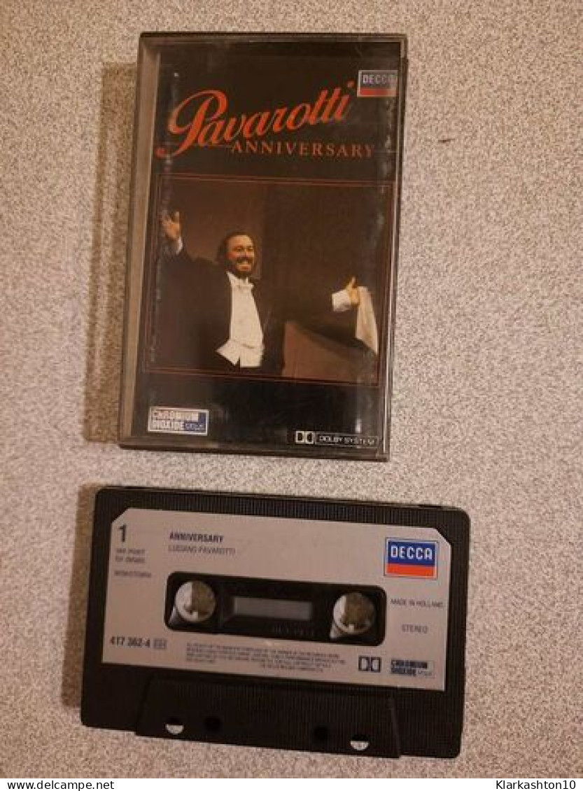 K7 Audio : Pavarotti Anniversary - Cassettes Audio