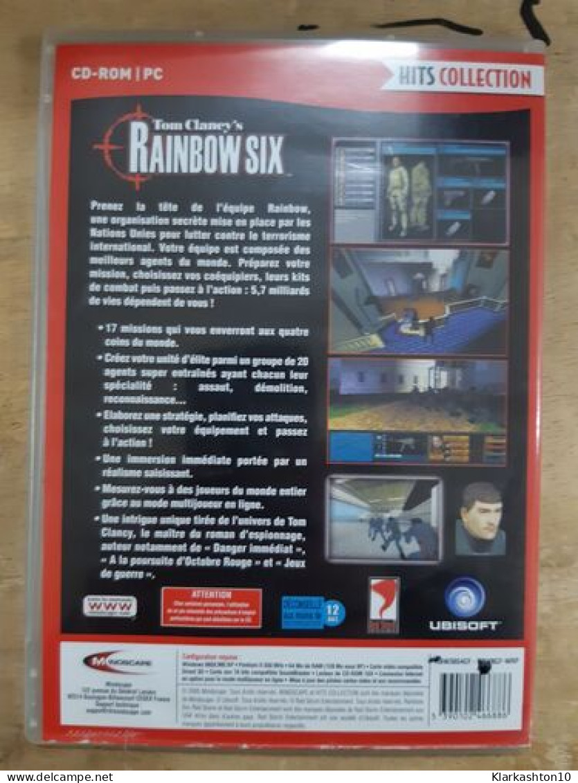 DVD Jeu Vidéo - Rainbow Six - Sonstige & Ohne Zuordnung