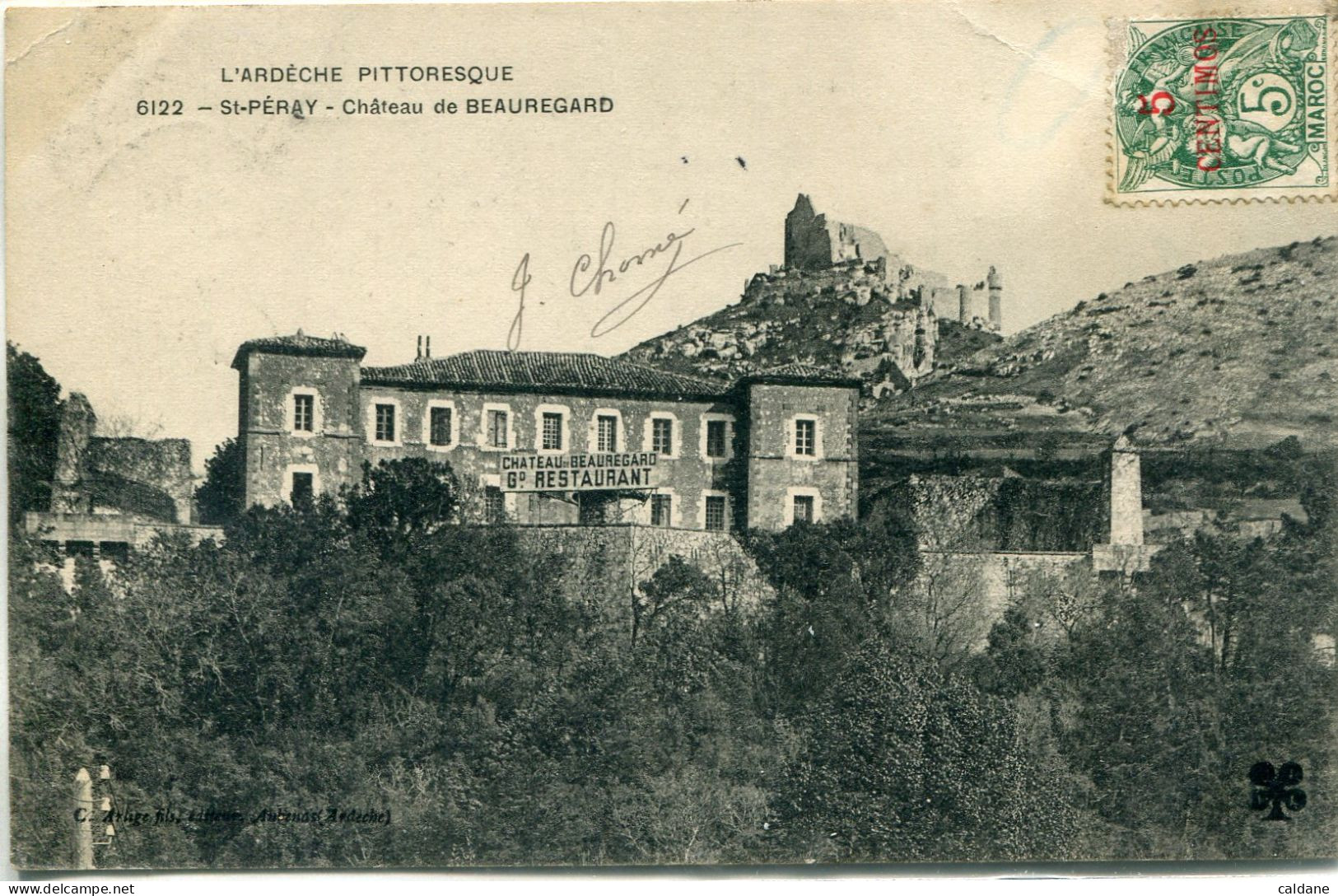 - 07 -  ARDECHE  - St-PERAY - Chateau  De. BEAUREGARD - Bocce