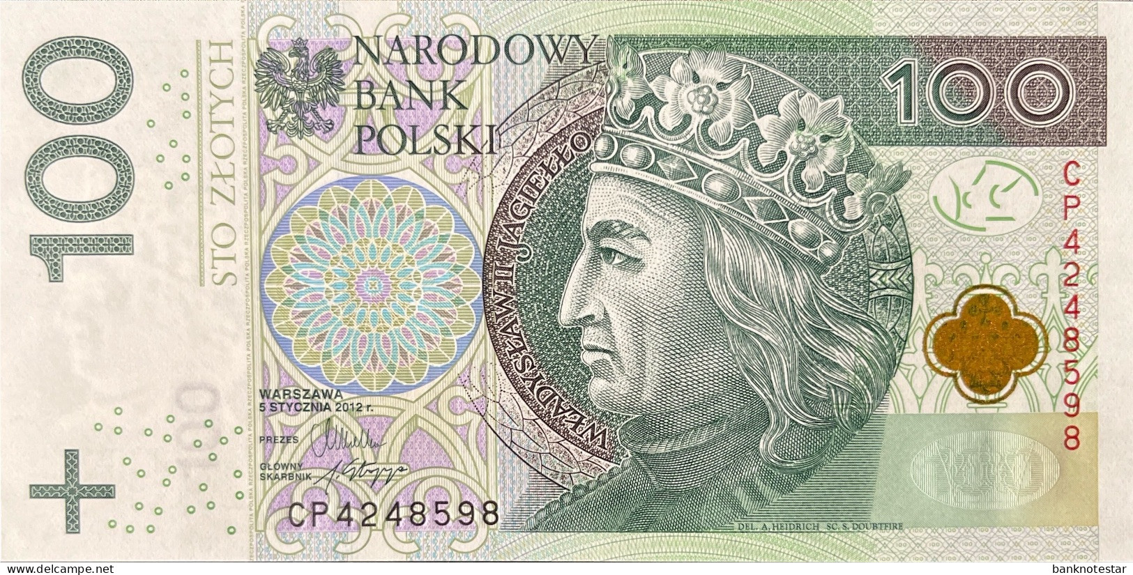 Poland 100 Zloty, P-186 (5.1.2012) - UNC - Polen