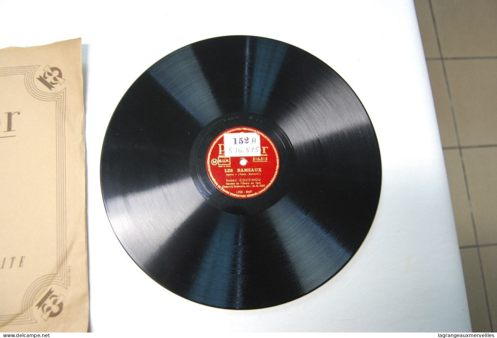 Di2 - Disque - Gramophone - Les Rameaux - Polydor - 78 Rpm - Schellackplatten