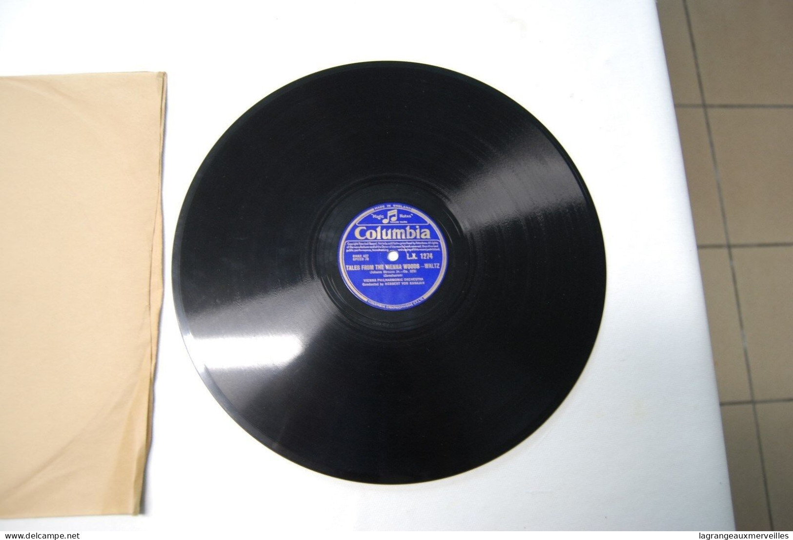 Di2 - Disque - Columbia - Straub - Gramophone - 78 G - Dischi Per Fonografi