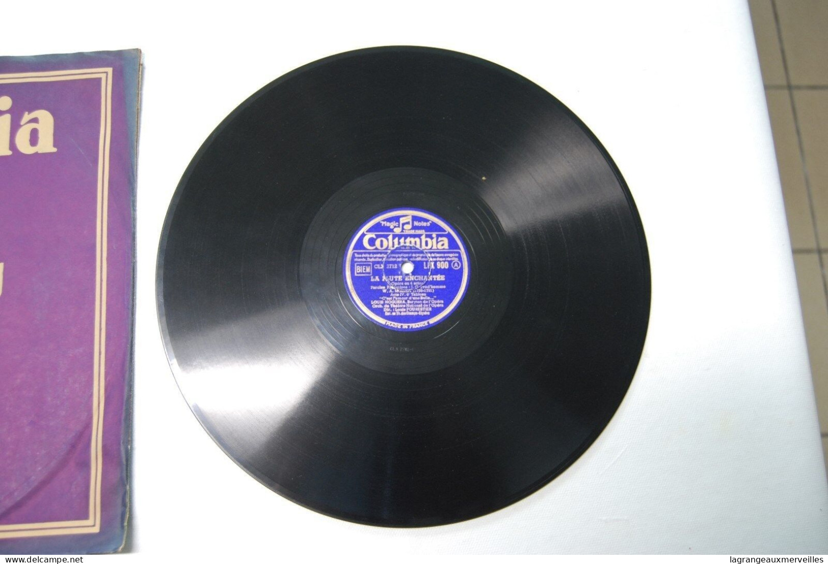 Di2 - Disque - Columbia - La Hutte Enchantée - 78 Rpm - Gramophone Records