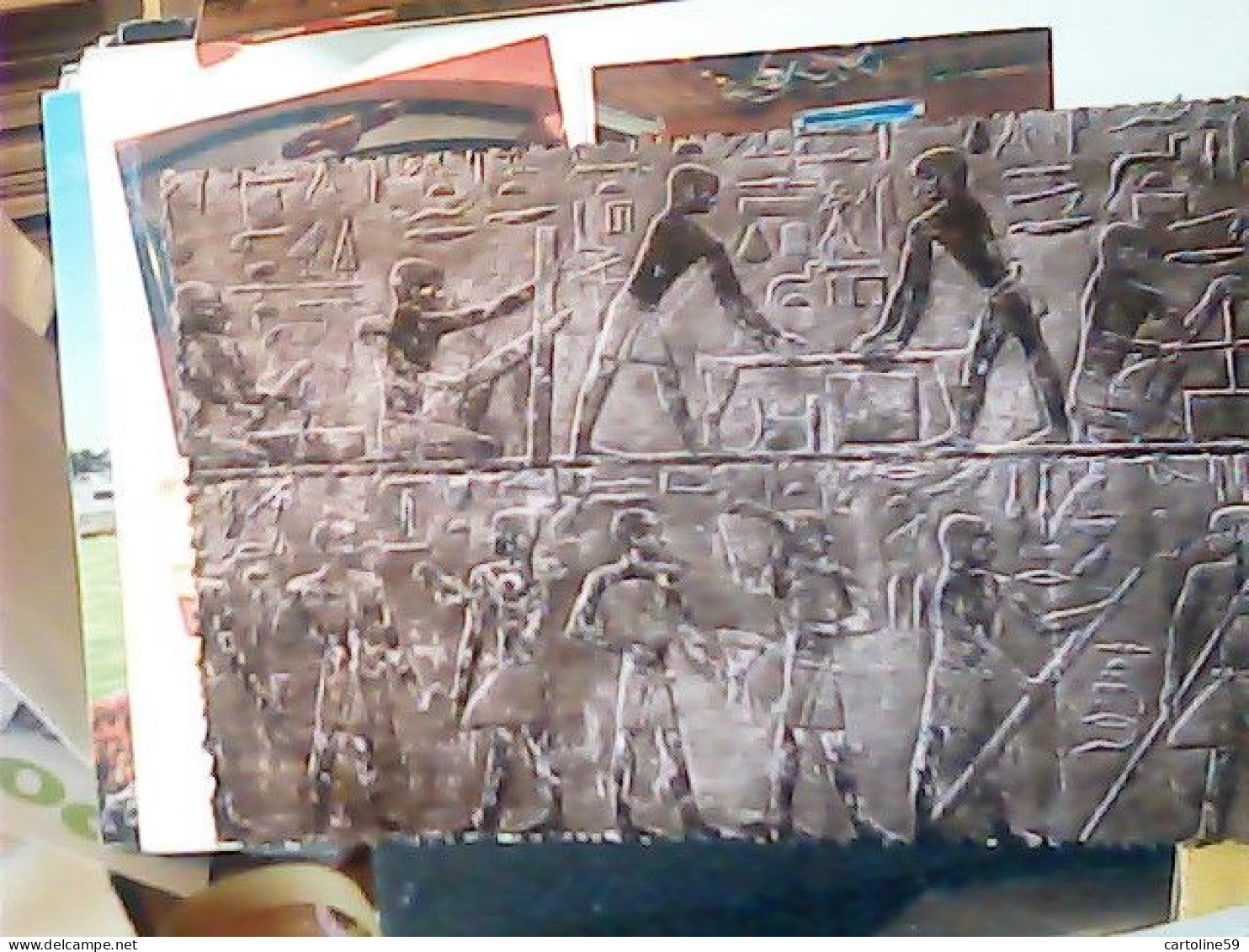 EGITTO EGYPT Sakkara - Temple De Ti - Interior\'s Particulars V1953 JV6158 - Cairo
