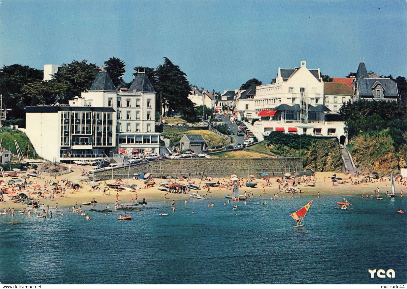 LE POULDU EN CLOHARS CARNOET - LA PLAGE DES GRANDS SABLES LES HOTELS - Le Pouldu