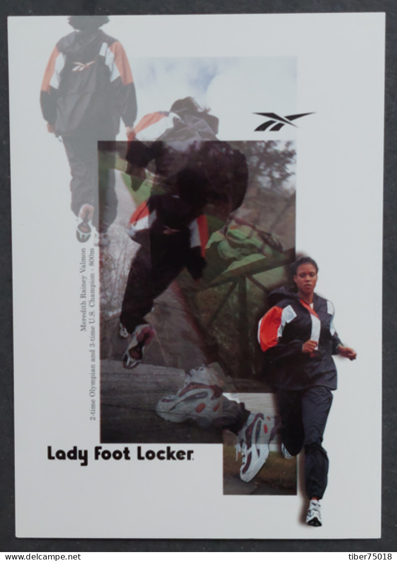 Carte Postale (Tower Records) Lady Foot Locker (chaussures) Meredith Rainey Valmon (athlétisme - 800m) - Athletics