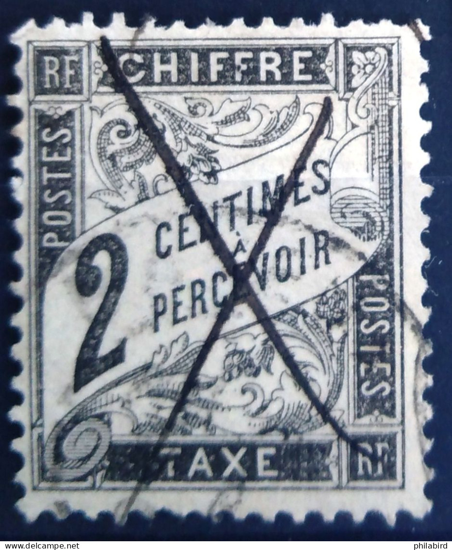 FRANCE                     TAXE  N° 11                    OBLITERE - 1859-1959 Gebraucht