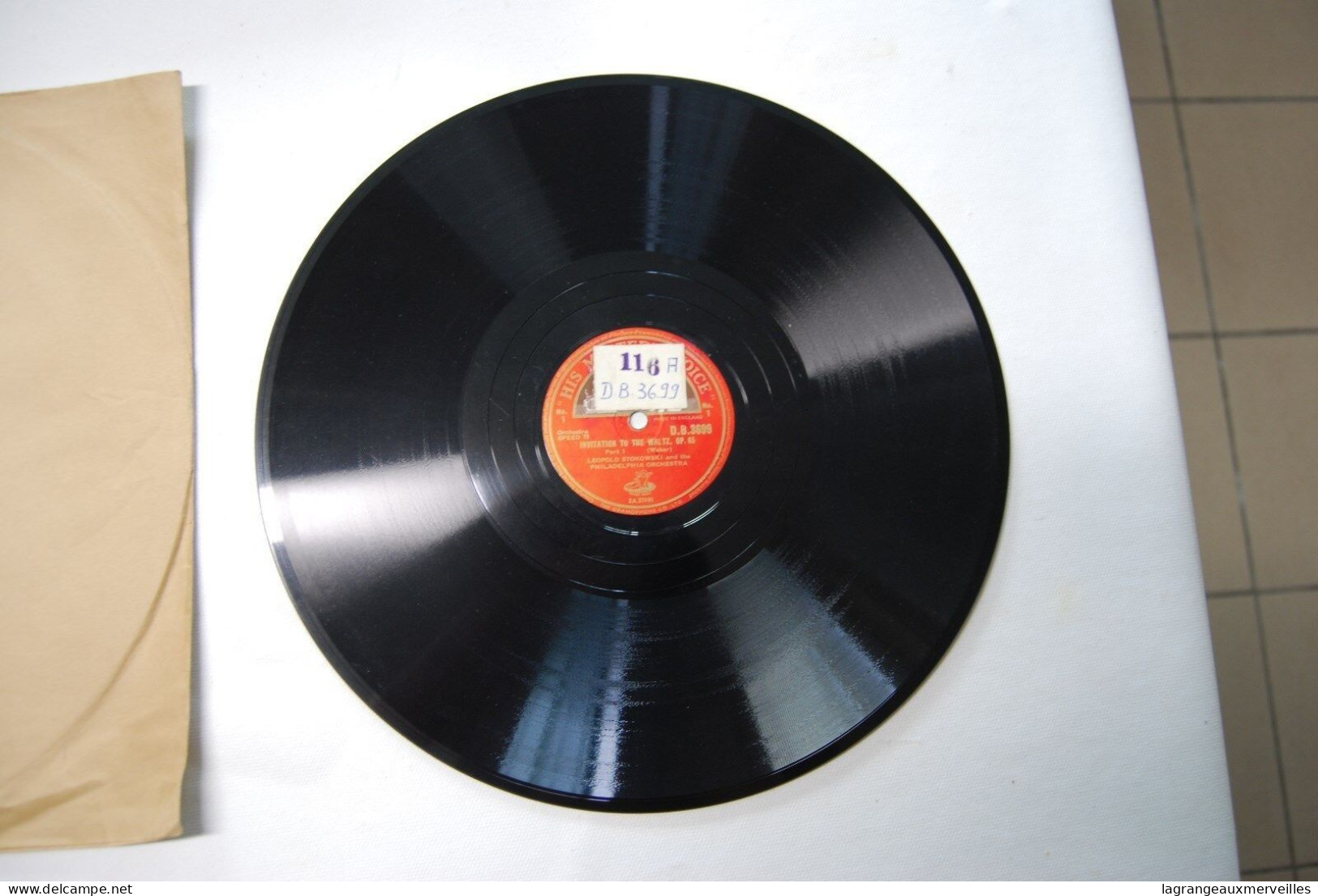 Di2 - Disque - His Masters Voice - Weber - 78 T - Grammofoonplaten