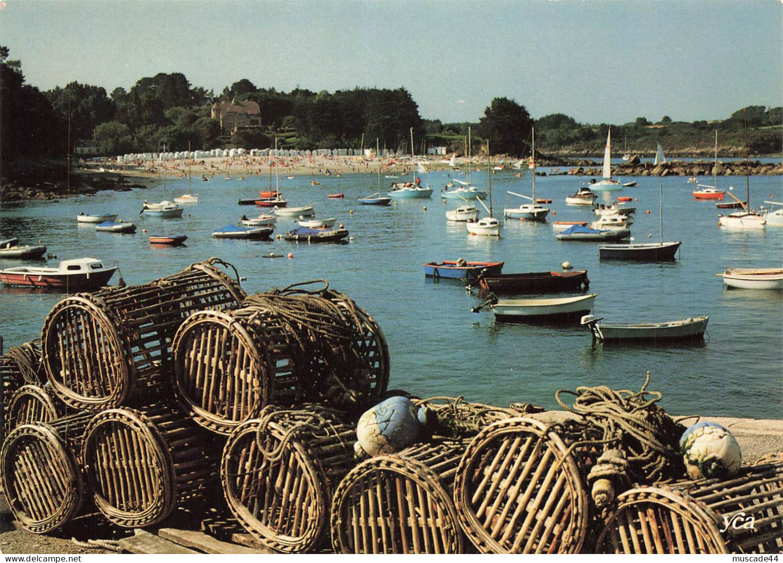 PORT MANECH EN NEVEZ - A L EMBOUCHURE DE L AVEN LA PLAGE ET LE PORT DE PORT MANECH - Névez