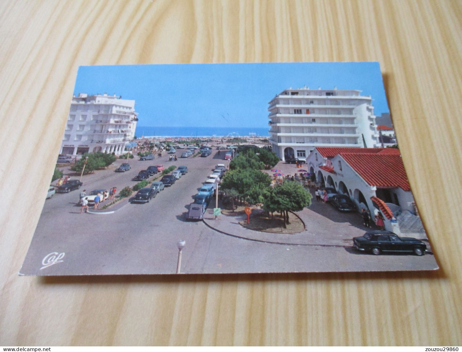 Canet-Plage (66).L'entrée De La Plage - Carte Animée. - Canet Plage