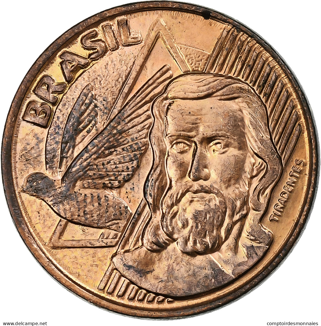 Brésil, 5 Centavos, 1998, Cuivre Plaqué Acier, TTB, KM:648 - Brazil