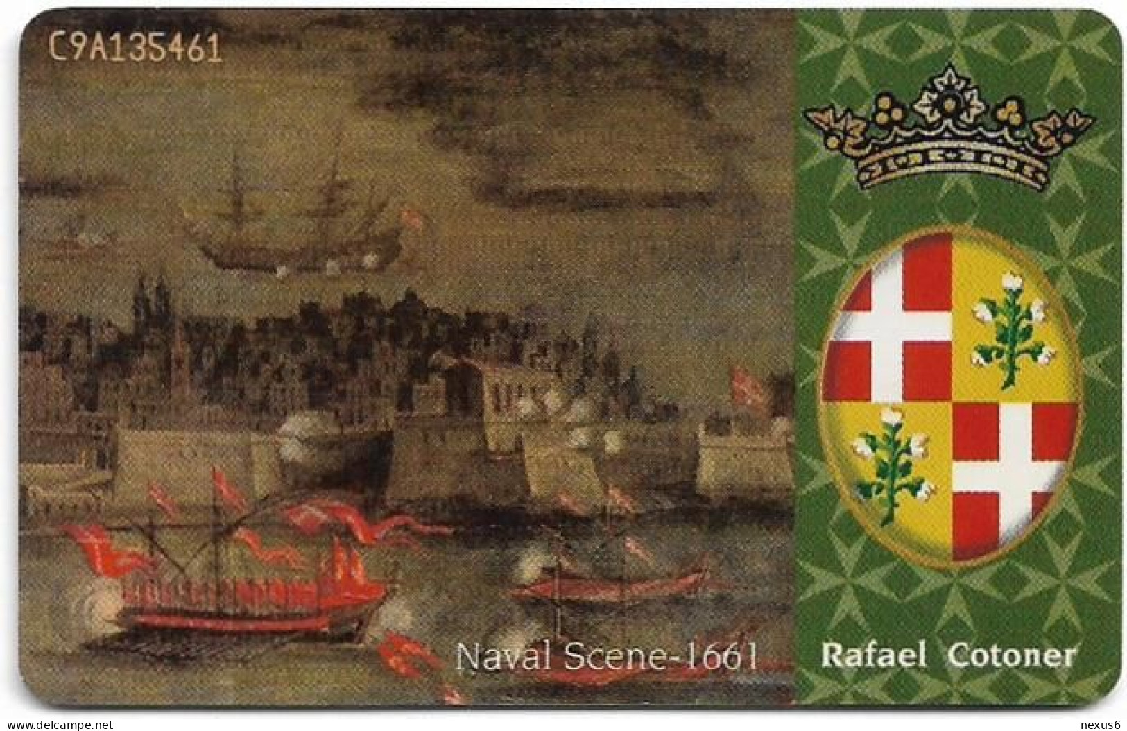 Malta - Maltacom - Maltese Grand Masters - Rafael Cotoner, 40Units, 20.000ex, Used - Malte