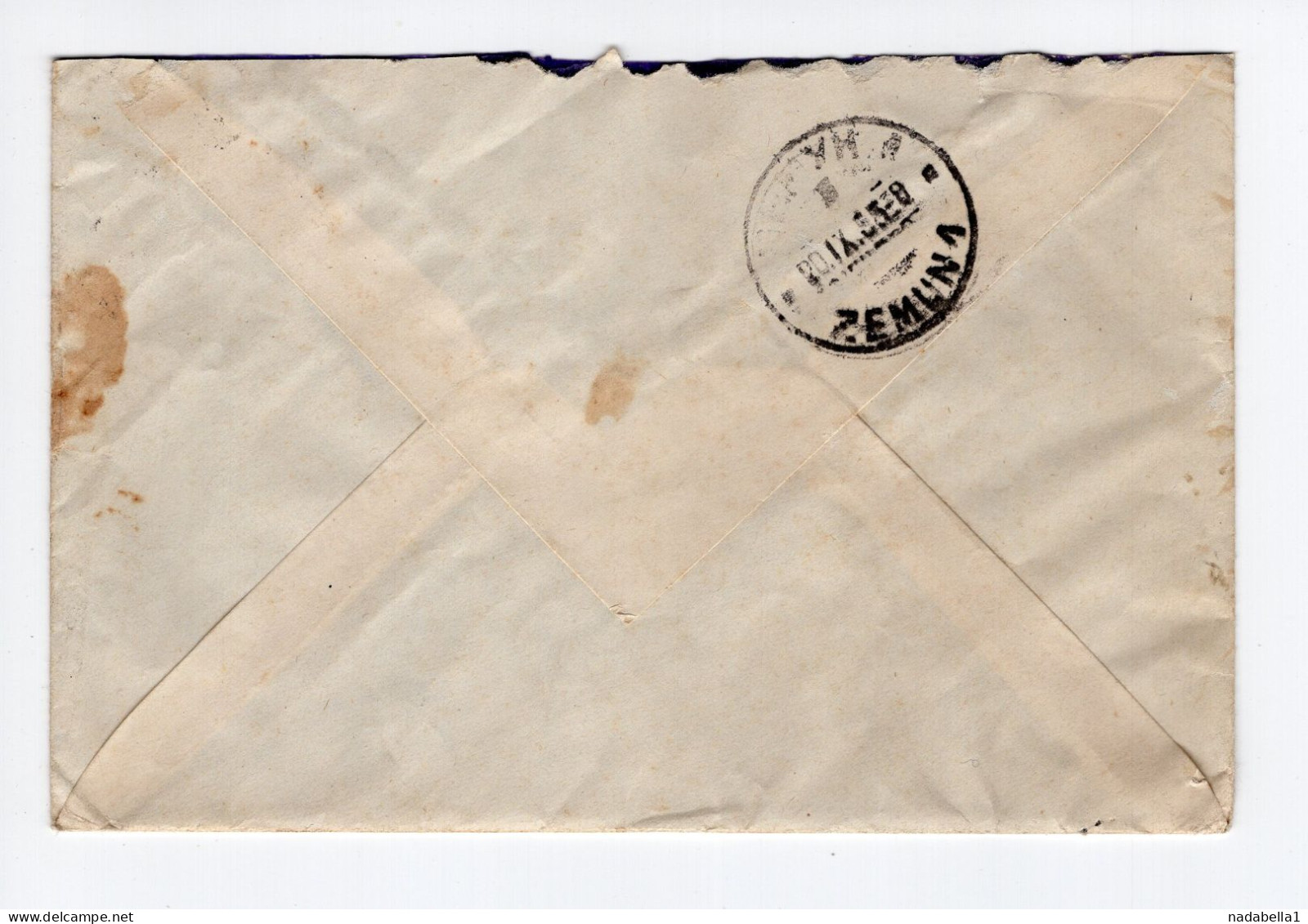 1955. YUGOSLAVIA,CROATIA,TPO 38 GARESNICA-ZAGREB,STATIONERY COVER,USED TO ZEMUN - Postal Stationery