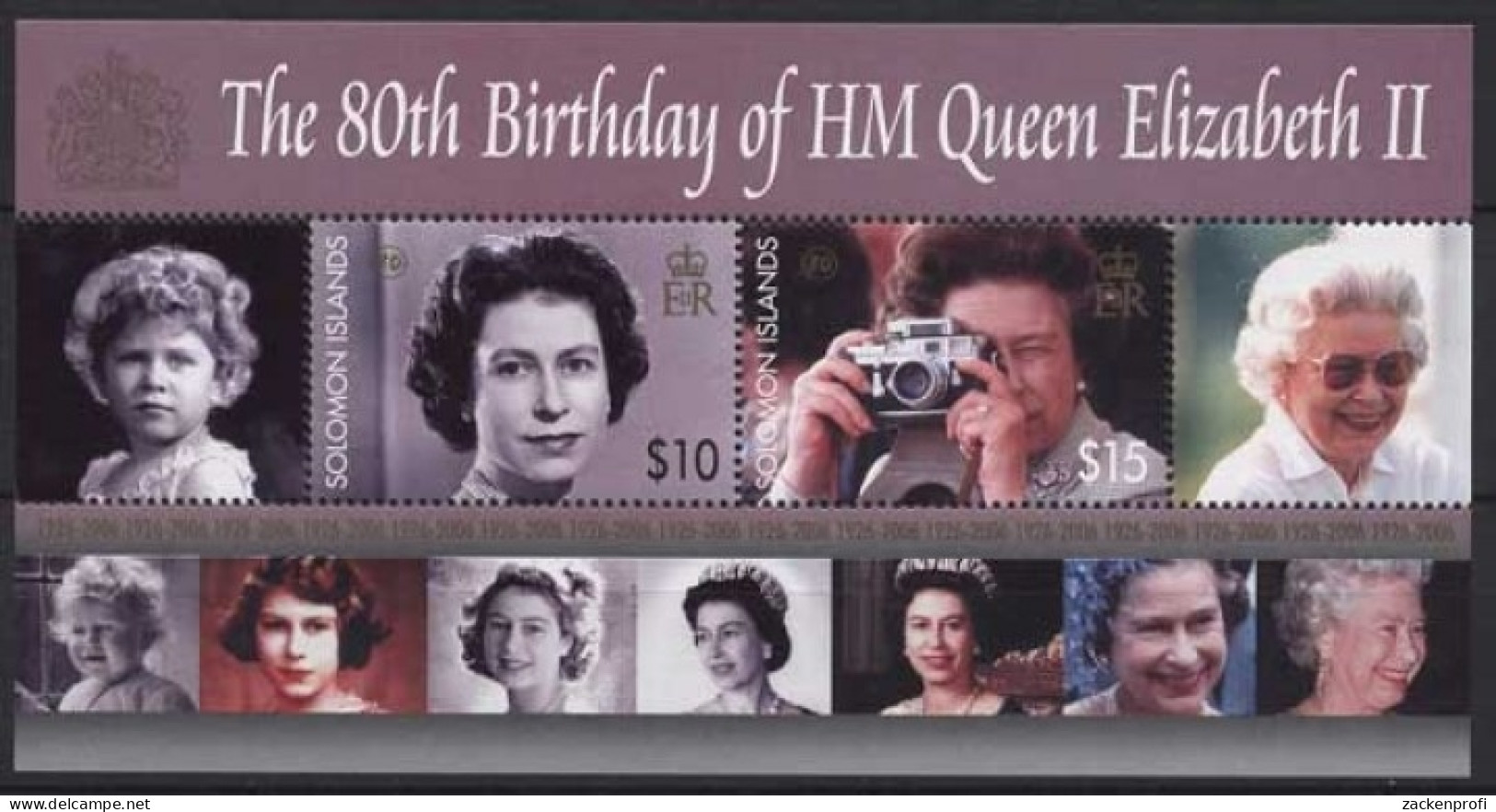 Salomoninseln 2006 Geburtstag Von Königin Elisabeth Block 94 Postfrisch (C21581) - Solomon Islands (1978-...)
