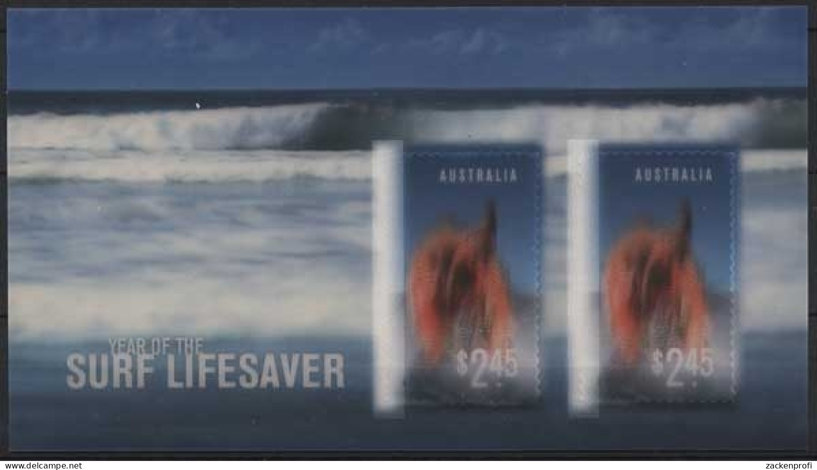 Australien 2007 Jahr Der Rettungsschwimmer Block 68 Postfrisch (C24262) - Blocs - Feuillets