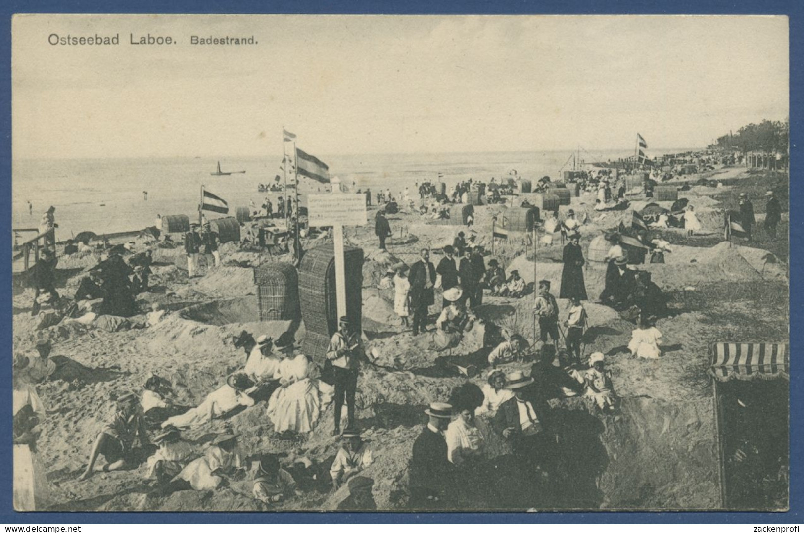 Ostseebad Laboe Badestrand, Ungebraucht (AK1310) - Laboe