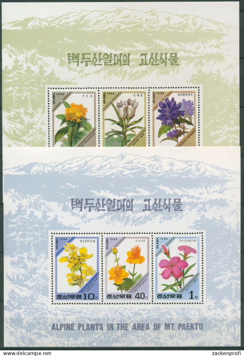 Korea (Nord) 1994 Alpine Flora Des Paektu-san 3542/47 K Postfrisch (C74841) - Korea, North