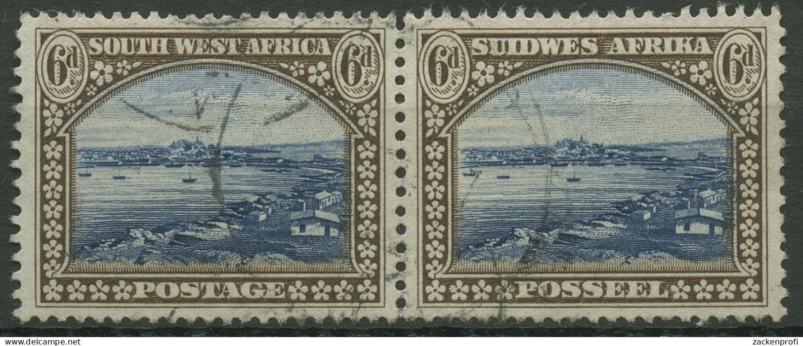 Südwestafrika 1931 Lüderitzbucht 150/51 Paar Gestempelt - África Del Sudoeste (1923-1990)