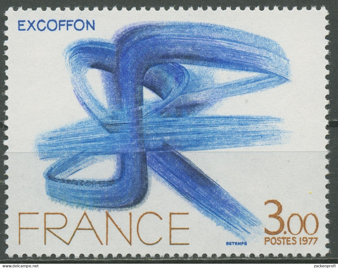 Frankreich 1977 Zeitgenössische Kunst Roger Excoffon 2059 Postfrisch - Neufs
