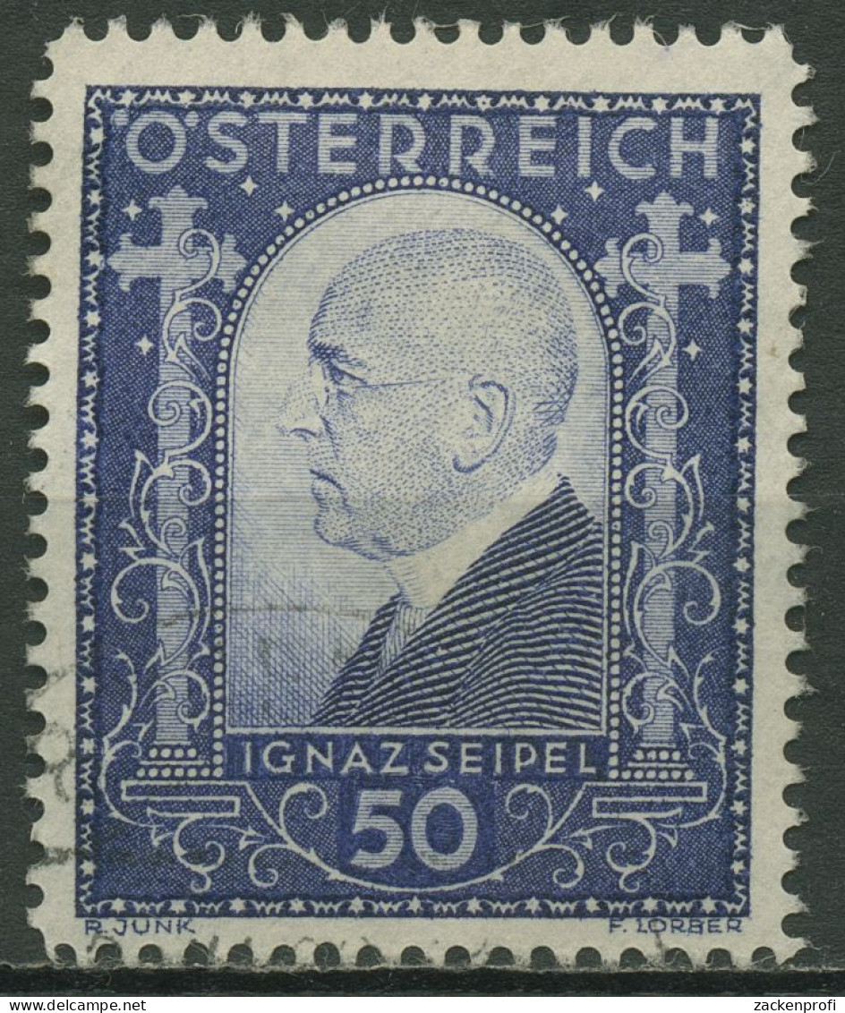 Österreich 1932 Tod Von Ignaz Seipel 544 Gestempelt - Usados