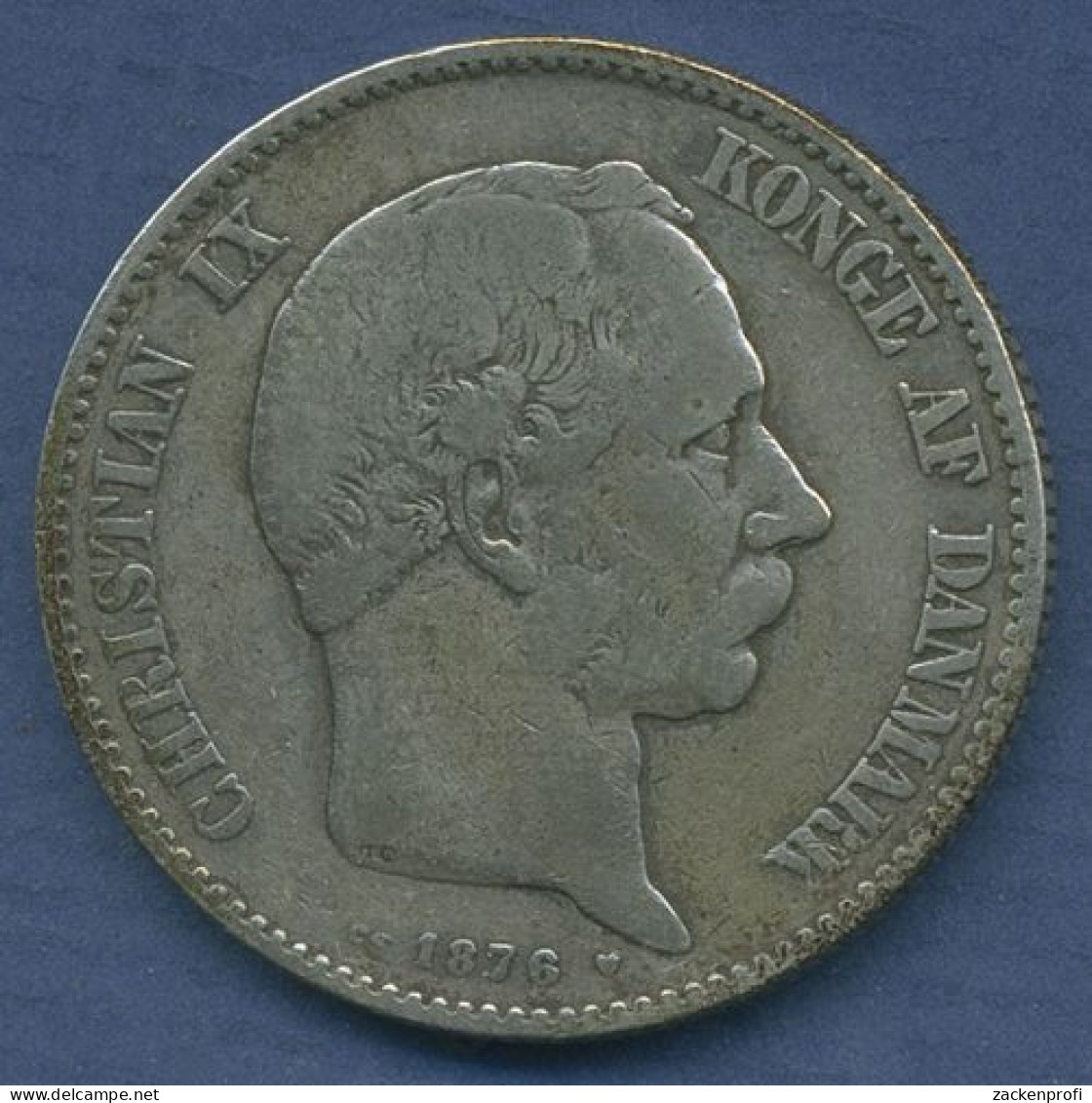 Dänemark 2 Kroner 1876, Christian IX., KM 798.1 Fast Sehr Schön (m3939) - Danemark