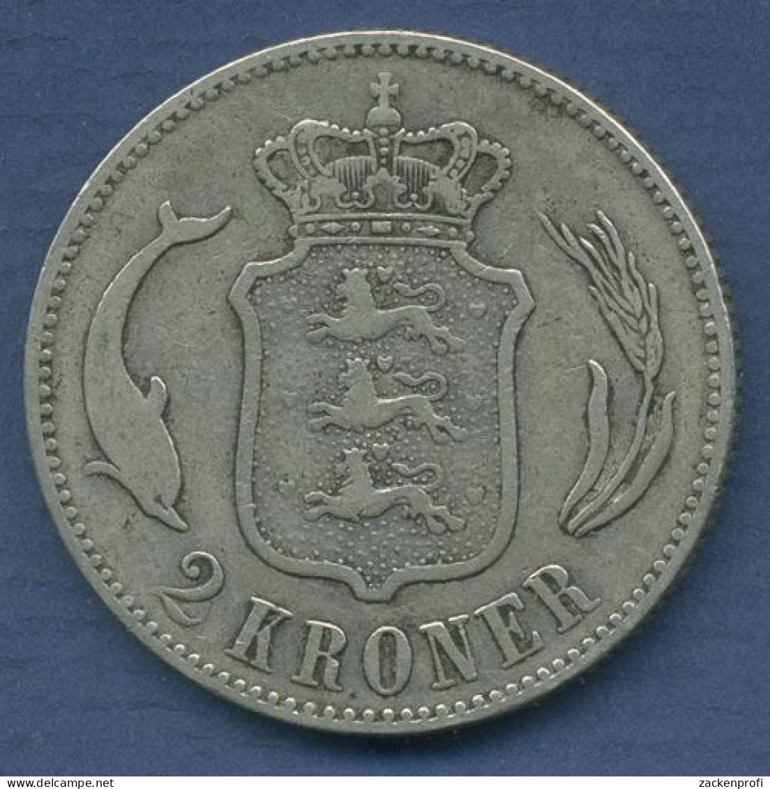 Dänemark 2 Kroner 1876, Christian IX., KM 798.1 Fast Sehr Schön (m3939) - Danemark