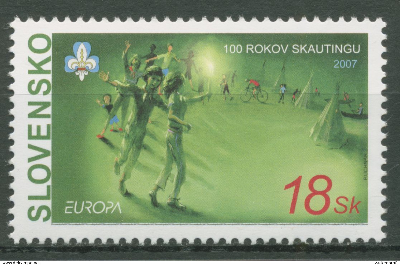 Slowakei 2007 Europa CEPT Pfadfinder 556 Postfrisch - Unused Stamps