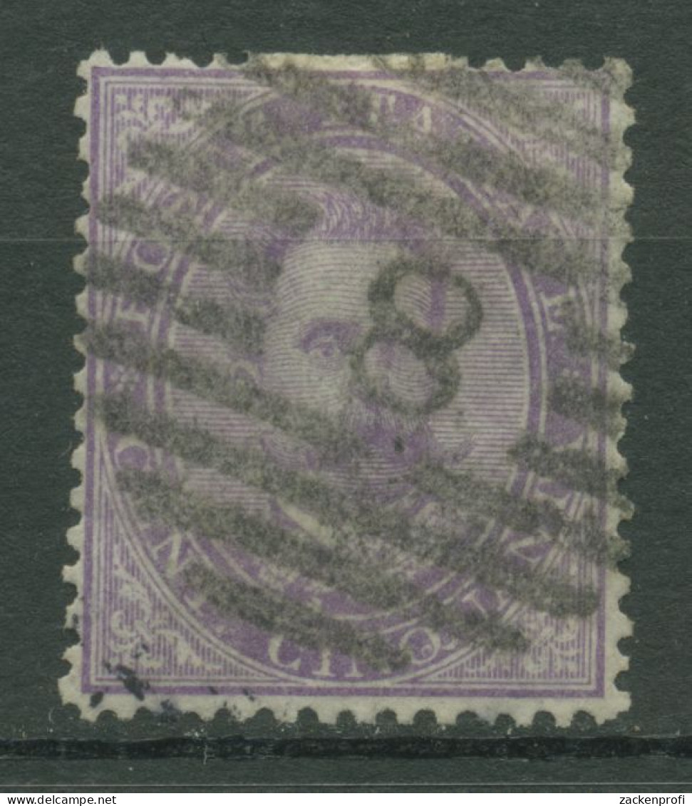 Italien 1879 König Umberto I. 50 Centesimi 42 A Gestempelt - Usados