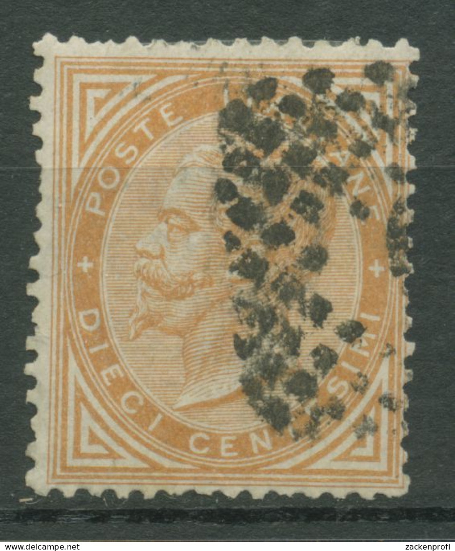 Italien 1863 König Viktor Emanuel II. 17 Gestempelt - Used