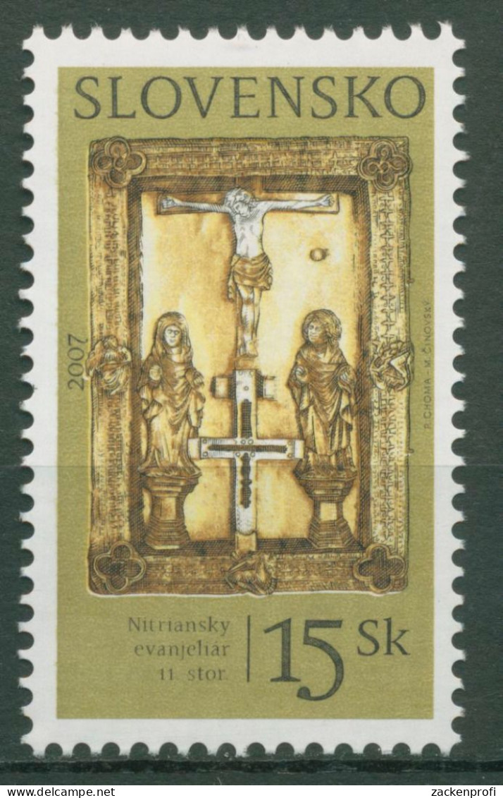 Slowakei 2007 Museumsschätze Evangeliar 566 Postfrisch - Unused Stamps