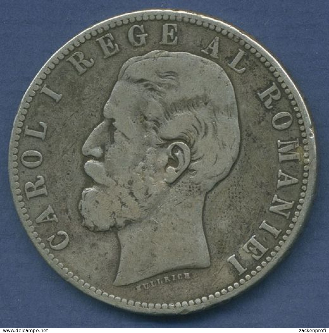 Rumänien 5 Lei 1883 B, Carol I., KM 17.1 Schön - Sehr Schön (m3937) - Roemenië