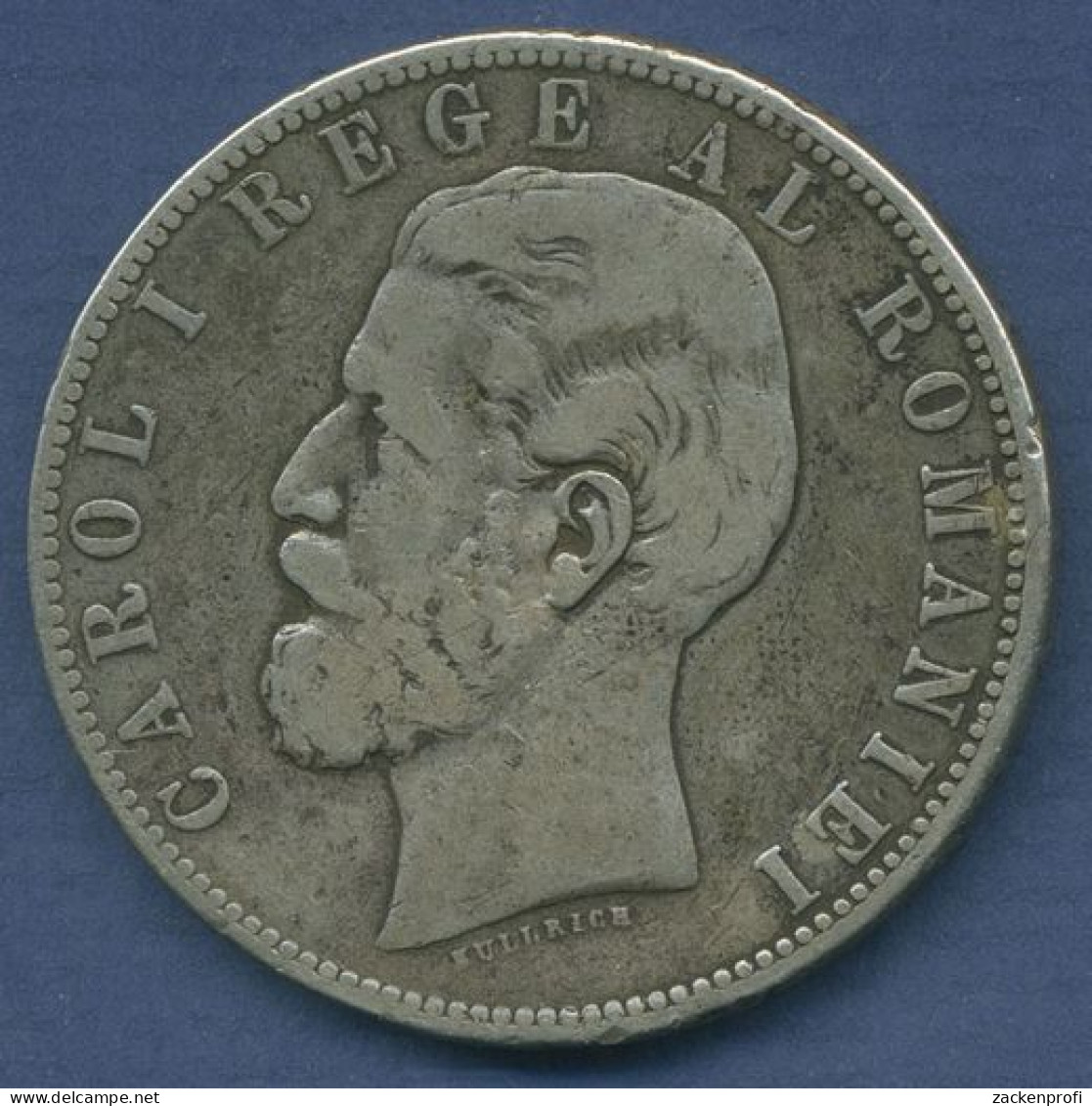 Rumänien 5 Lei 1883 B, Carol I., KM 17.1 Schön - Sehr Schön (m3937) - Romania