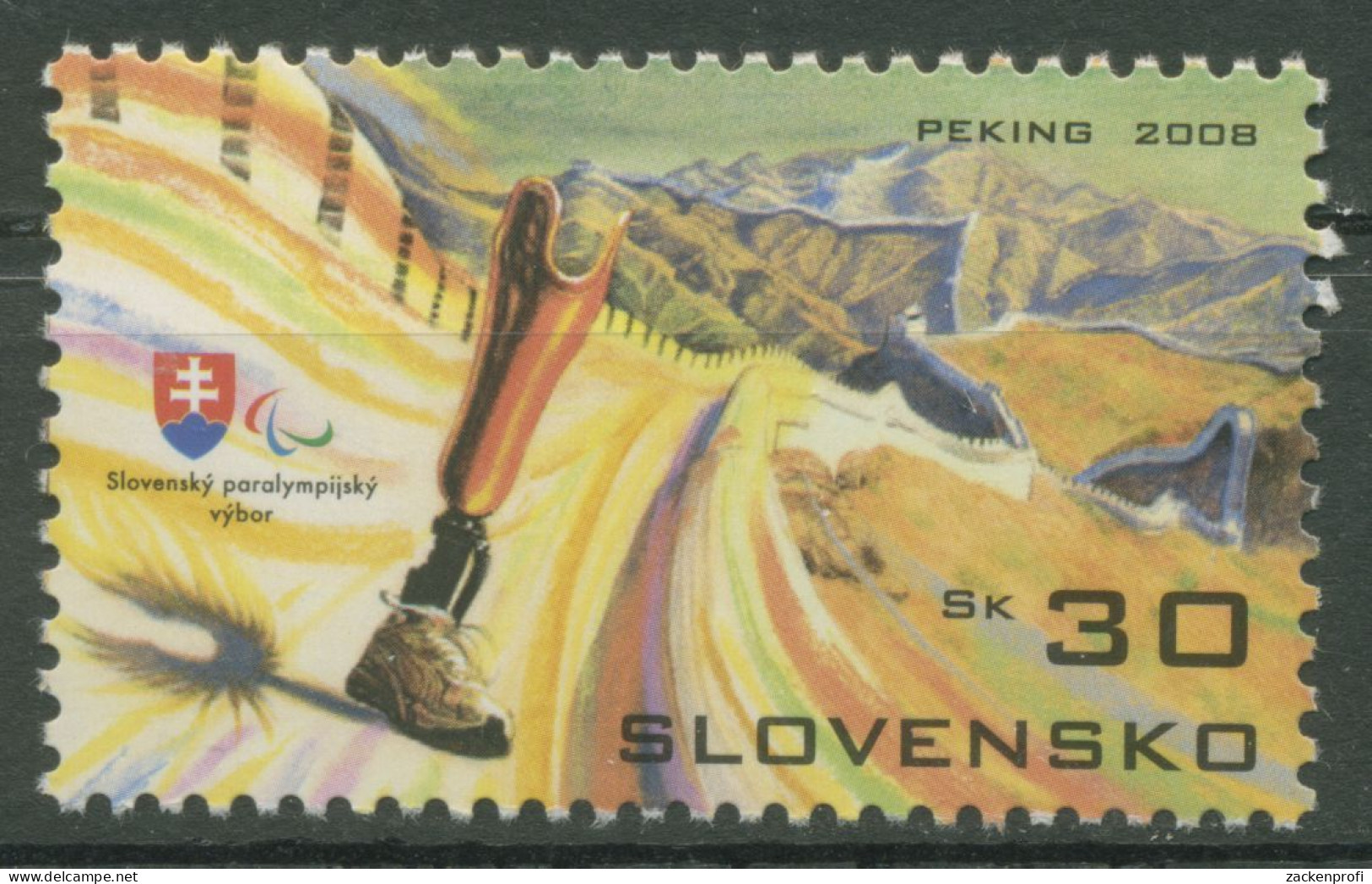 Slowakei 2008 Paralympische Sommerspiele Peking 584 Postfrisch - Unused Stamps