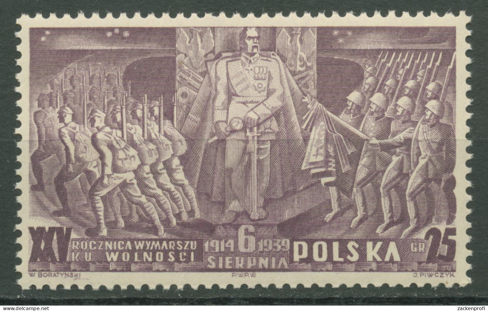 Polen 1939 Legionäre Marschall Pilsudski 356 Postfrisch - Ungebraucht