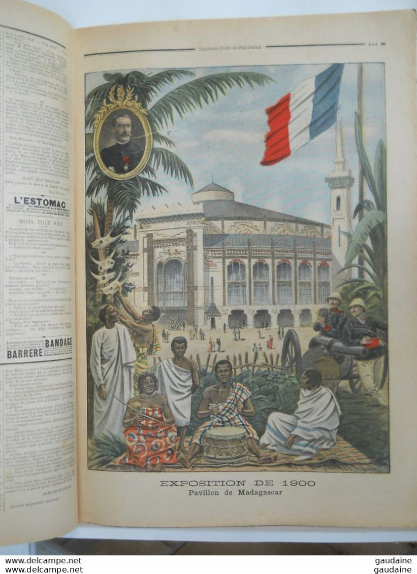 LE PETIT JOURNAL N° 489 - 1ER AVRIL 1900 - EXPOSTION 1900 MUTINERIE D'INDO-CHINOIS - PAVILLON DE MADAGASCAR - MONTLUCON - 1850 - 1899