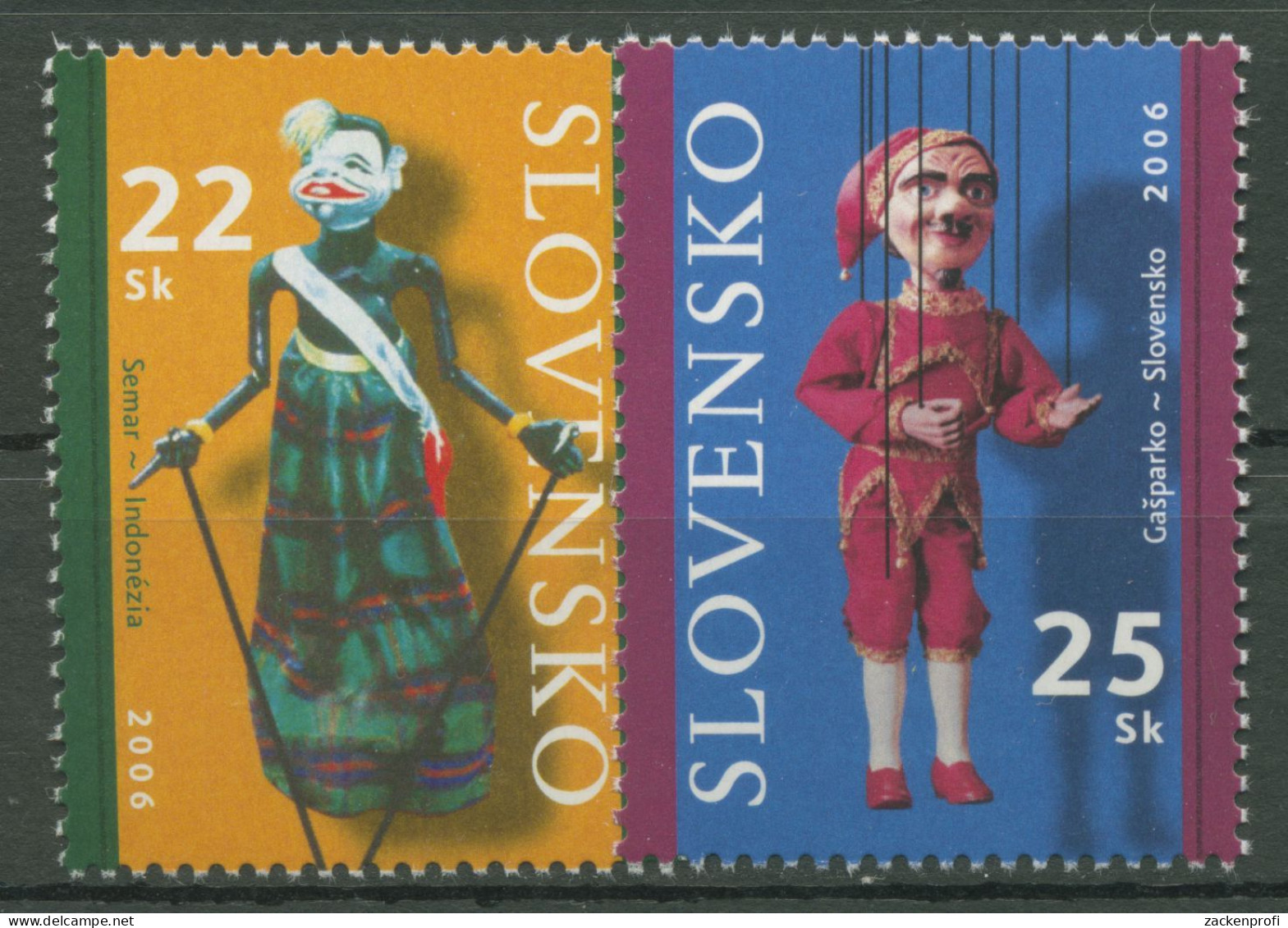 Slowakei 2006 Puppentheater Marionetten 542/43 Postfrisch - Ongebruikt