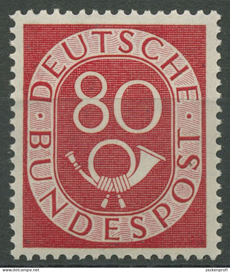 Bund 1951 Freimarke Posthorn 137 Postfrisch Geprüft - Unused Stamps