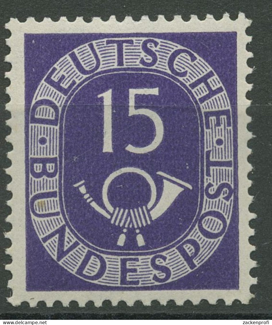 Bund 1951 Freimarke Posthorn 129 Postfrisch Geprüft - Neufs