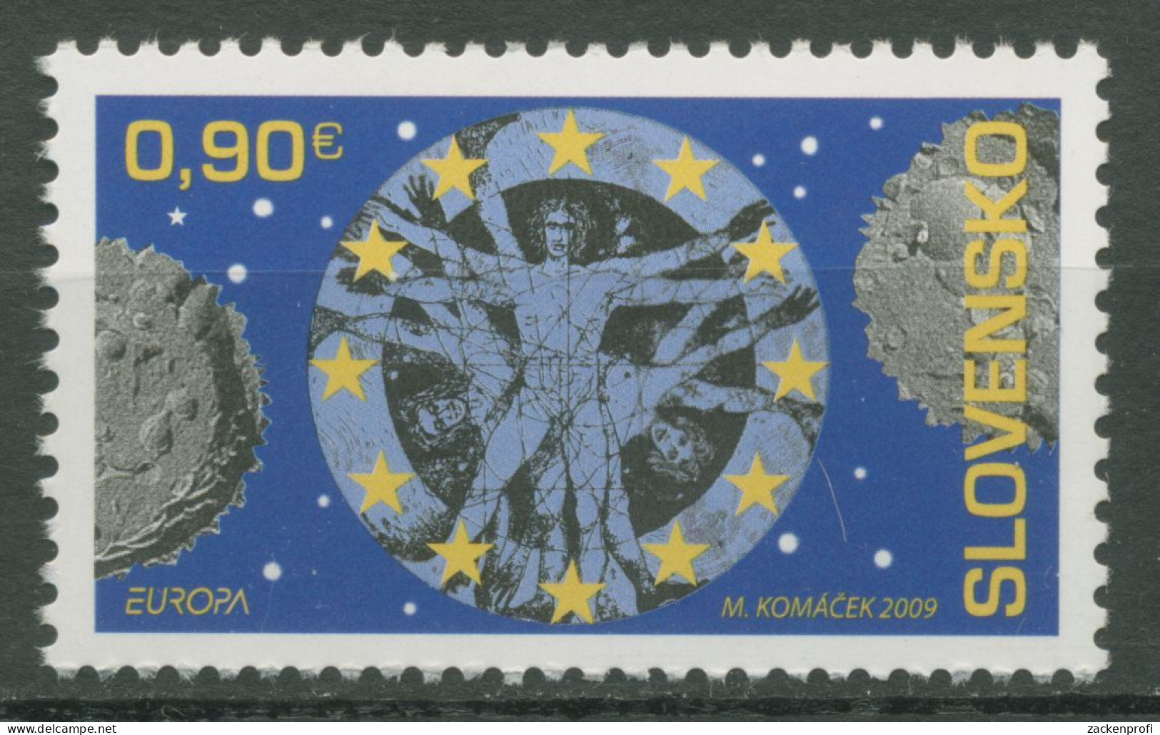 Slowakei 2009 Europa CEPT Astronomie 615 Postfrisch - Unused Stamps