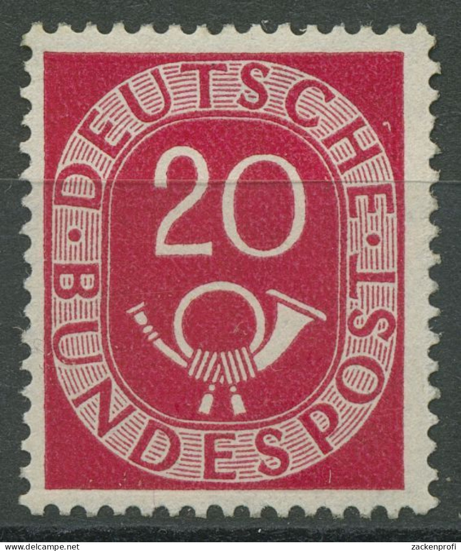 Bund 1951 Freimarke Posthorn 130 Postfrisch Geprüft - Unused Stamps