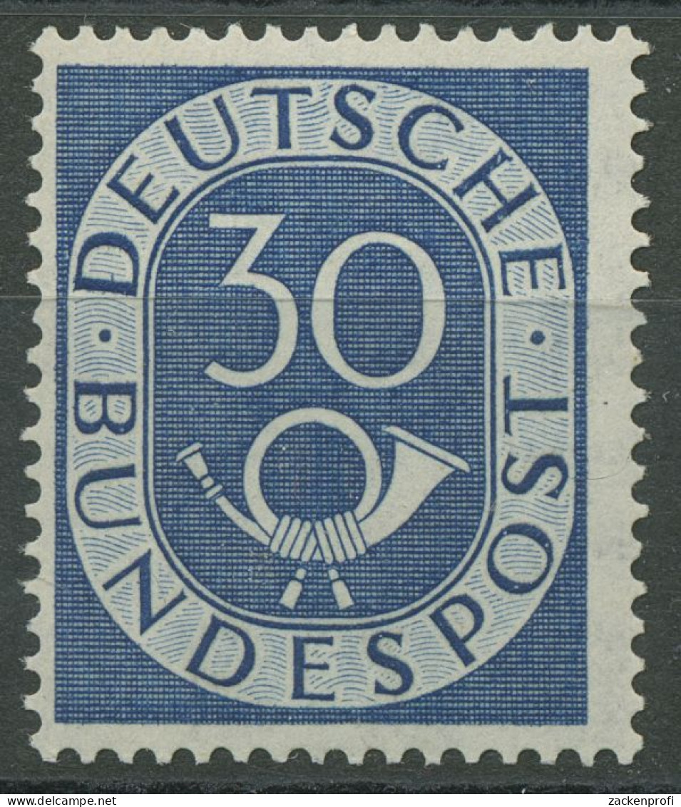 Bund 1951 Freimarke Posthorn 132 Postfrisch Geprüft - Unused Stamps