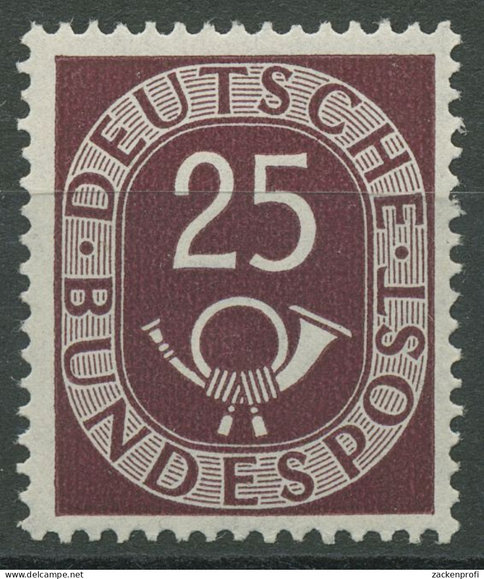 Bund 1951 Freimarke Posthorn 131 Postfrisch Geprüft - Ungebraucht