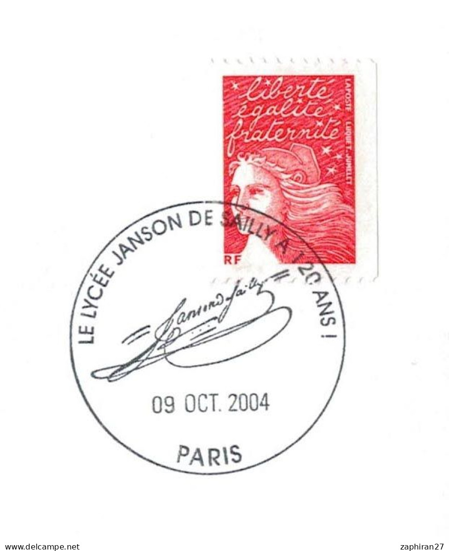 CELEBRITE : LE LYCEE JANSON A 120 ANS (9-10-2004) #691# - Other & Unclassified